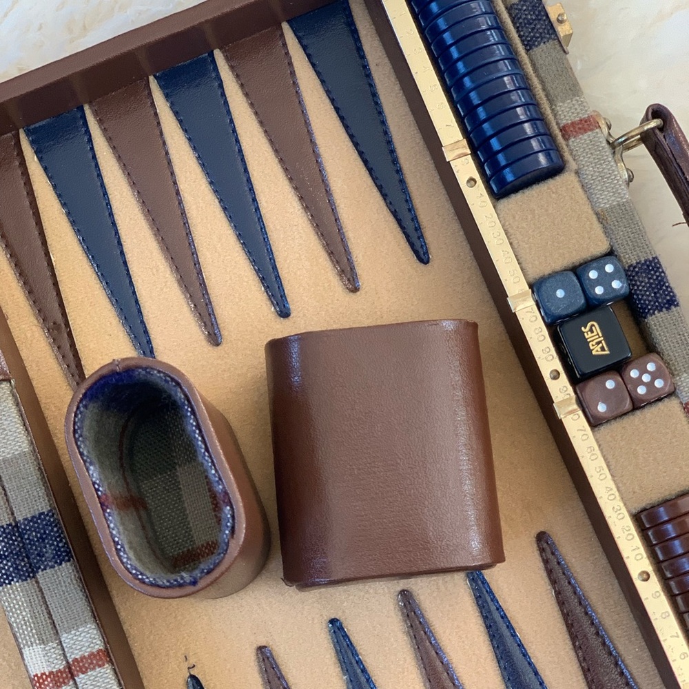 Vintage Aries of Beverly Hills Backgammon